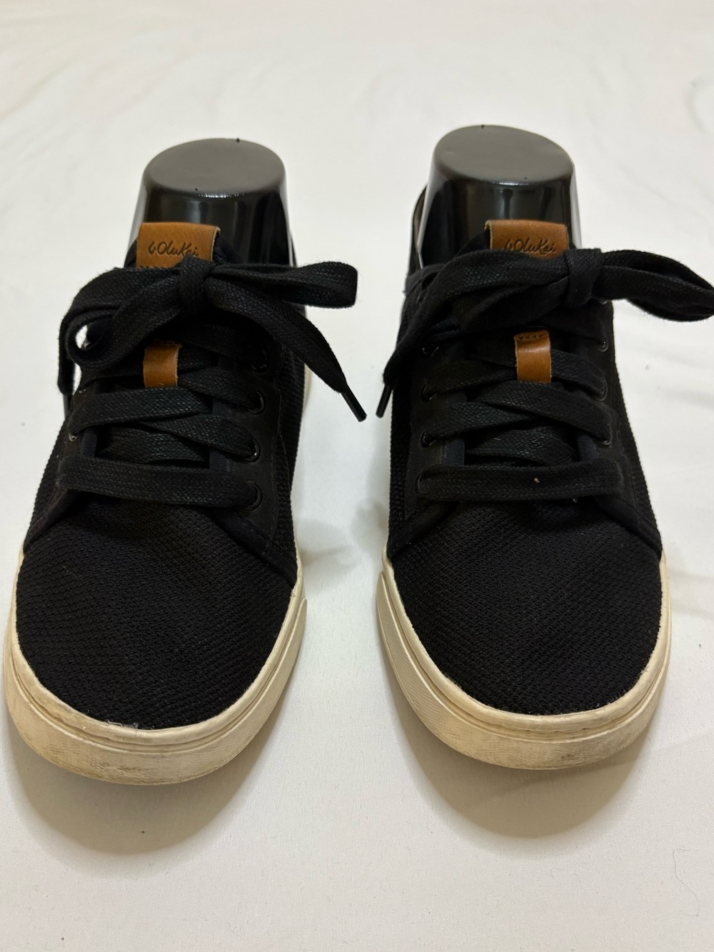 Olukai Pehuea Li Black Sneakers Women’s Size 7.5 Comfort Walking Shoes - Picture 2 of 14